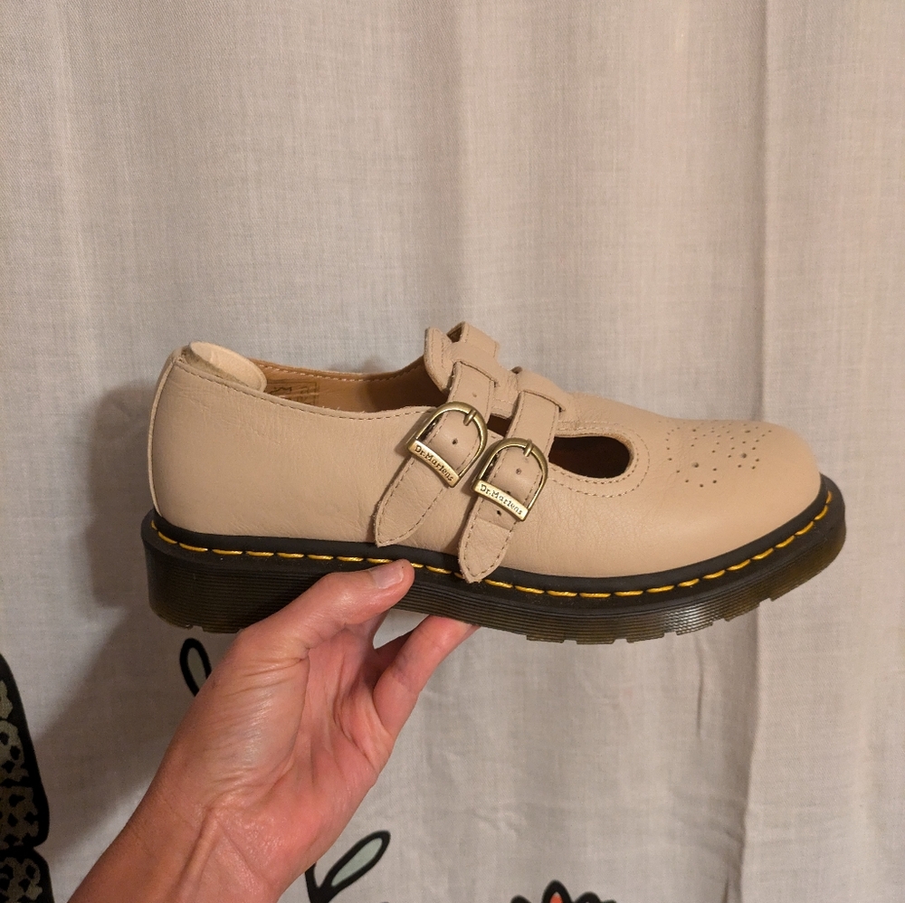 Dr. Martens NEW tan Mary Janes